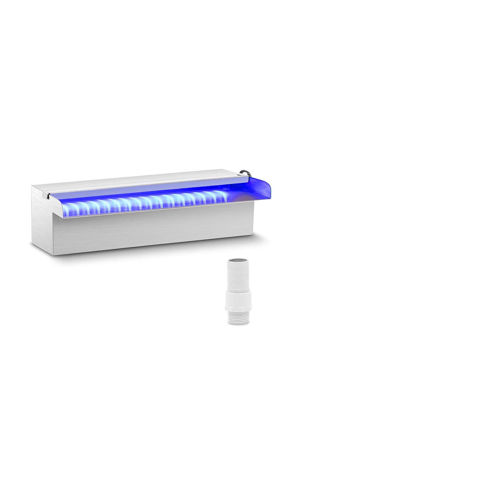 Prenapetostna prha - 30 cm - LED osvetlitev - modra / bela